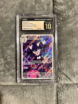 Pokemon White Flare Gothorita 125/086 CGC Pristine 10 English low pop - Image 1