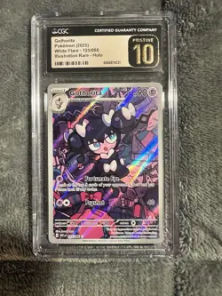 Pokemon White Flare Gothorita 125/086 CGC Pristine 10 English low pop - Image 2