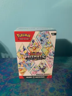 Pokemon TCG Prismatic Evolutions Booster Bundle - 6 Packs - SEALED - Image 1
