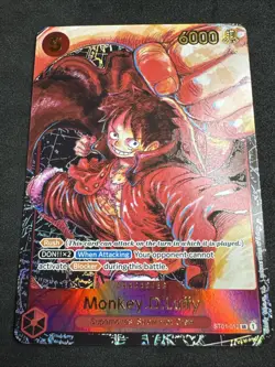 One Piece Monkey.D.Luffy #ST01-012 Alt Art Awakening of New Era OP-05 English SR - Image 1