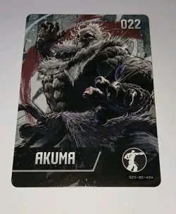 Street Fighter 6 Amiibo Collectible Card #22 AKUMA - New! 🌟 NM/Mint - Image 1