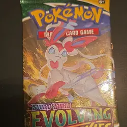 Pokemon Evolving Skies Booster Pack 10 Cards Sylveon English TCG 2021 - Image 1