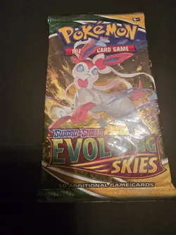 Pokemon Evolving Skies Booster Pack 10 Cards Sylveon English TCG 2021 - Image 4
