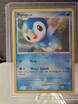 Pokemon Card TCG Piplup DP03 Diamond & Pearl PROMO SWIRL, Collection LP/NM - Image 1