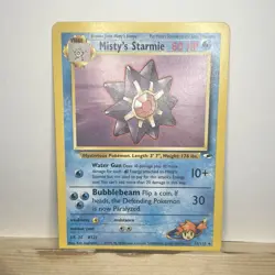 Pokemon TCG Gym Heroes Starmie Card 056/132 Misty's Regular LP - Image 1