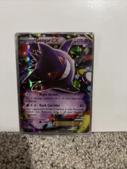Pokemon TCG Gengar EX Temporal Forces Ultra Rare Card 104/162 Scarlet & Violet - Image 1