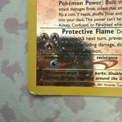 Entei Promo 34 Reverse Holo Pokemon Card (1995-2001) - Image 3