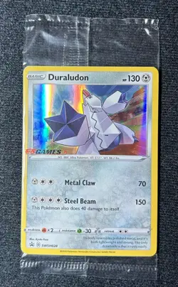Duraludon SWSH028 - EB Games Promo Pokemon Card - Sealed - Image 1