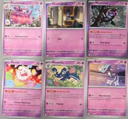 Cute Pokemon TCG purple Psychic Card Lot 28x - Image 2