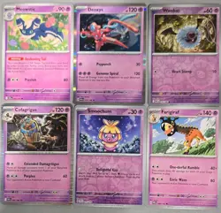 Cute Pokemon TCG purple Psychic Card Lot 28x - Image 3