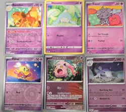 Cute Pokemon TCG purple Psychic Card Lot 28x - Image 4