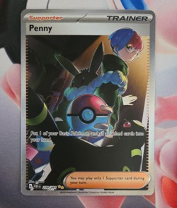 Pokemon TCG - Penny 239/091 - Paldean Fates - Special Illustration Card - Image 3