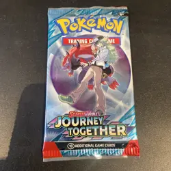 Single Booster Packs Journey Together Pokemon Trading Card Game - Image 1