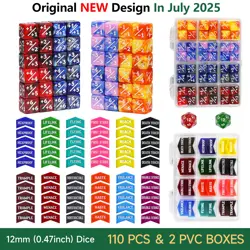 110 Dice Counter Token12MM For Magic The Gathering MTG CCG Card Gaming DND #18 - Image 1