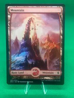MTG Mountain (267) Battle for Zendikar 267/274 Regular Land - Image 1