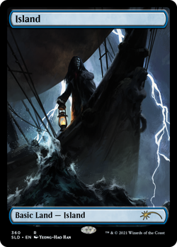Island (Secret Lair 360 Dracula) FOIL Promo NM Land Basic Land MTG CARD ABUGames - Image 1