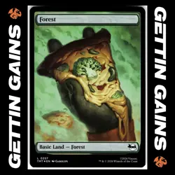 Forest - 0257 - Land - Foil - TMNT - MTG - NM/M - Image 1