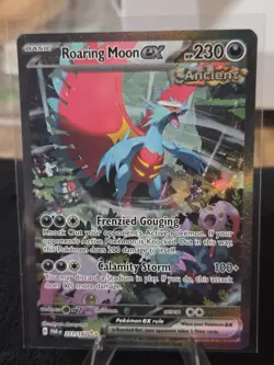 Roaring Moon ex NM SIR 251/182 Paradox Rift pokemon TCG Holo - Image 1