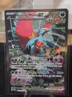 Roaring Moon ex NM SIR 251/182 Paradox Rift pokemon TCG Holo - Image 2