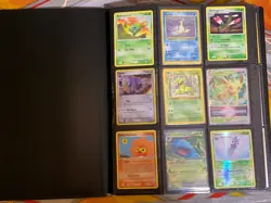 B4 POKEMON BINDER COLLECTION LOT VINTAGE HOLO RARE FOSSIL LAPRAS V EX VSTAR VMAX - Image 1