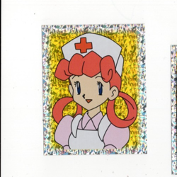 1999 Merlin Pokemon Sticker S34 Nurse Joy Foil Holo Pokemon - Image 1