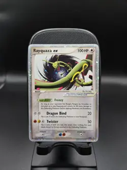 2005 Pokemon Rayquaza Ex 039 Nintendo Blackstar Promo SWIRL Ultra Rare NM - Image 1