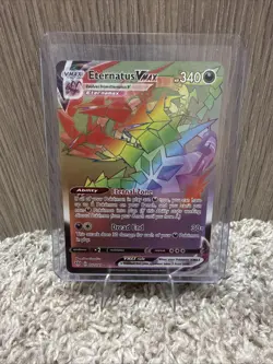 Pokemon TCG Eternatus VMAX Darkness Ablaze 192/189 Rainbow Secret Rare - Image 1