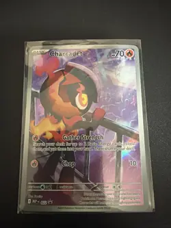 Charcadet 022 Black Star Promo Full Art IR Phantasmal Flames ETB Pokemon TCG NM - Image 1