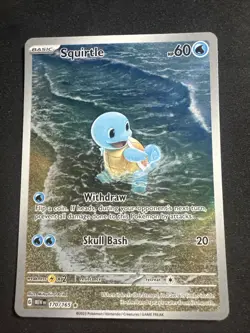 Pokemon TCG Squirtle 170/165 Sv: Scarlet & Violet 151 Holo (NM/Near Mint) - Image 1