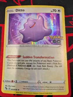 Ditto 053/078 Pokemon GO Holo - Image 1