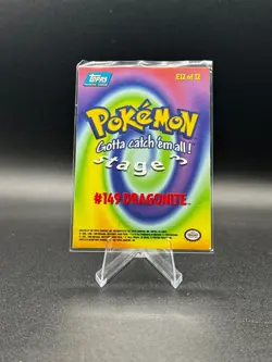 Dragonite Topps Chrome Pokemon TV 2000 #149 Pokemon TCG - Image 2
