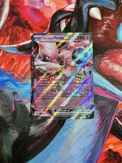 Pokemon Team Rocket's Mewtwo ex 079/217 Ascended Heroes Double Rare LP - Image 1