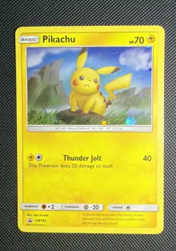Pokemon Pikachu TCG Holo Blackstar Promo SM183 - Image 1