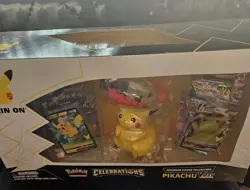 Pokemon Celebrations Pikachu V Max Premium Figuren Kollektion 25 Jahre Neu & OVP - Image 2