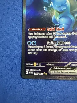 Pokemon Blastoise EX 200/165 Special Illustration Rare SV Scarlet & Violet 151 - Image 3
