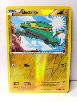 Pokemon TCG - Electrike - 24/108 - Reverse Holo - XY Roaring Skies (2015) - LP - Image 1