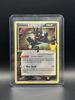 Pokemon TCG - Greninja Gold Star Holo Promo SWSH144 - CELEBRATIONS - NEAR MINT - Image 1