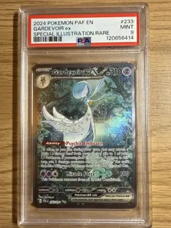 Pokemon Gardevoir EX #233 SIR Paldean Fates PSA 9 - Image 1