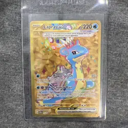 Lapras ex SVP164 Black Star Promos Scarlet & Violet FA Holo Pokemon TCG 2024 NM - Image 1