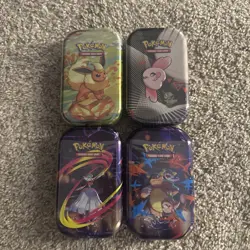 Pokemon TCG Mini Tin Lot (4x) - Mixed Sets - *NEW & FACTORY SEALED* - Image 1