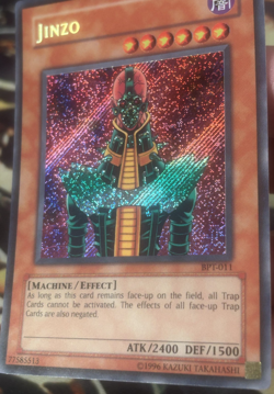 Yugioh: Jinzo - BPT-011 - Secret Rare - Unlimited - LP - Image 3