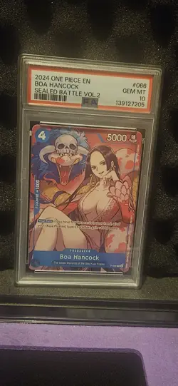 Boa Hancock Sealed Battle 2024 Vol. 2 P-066 One Piece Promotion PSA10 - Image 1