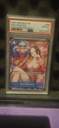 Boa Hancock Sealed Battle 2024 Vol. 2 P-066 One Piece Promotion PSA10 - Image 3