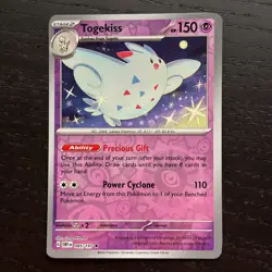 Togekiss 085/197 Pokemon Obsidian Flames SV03 Reverse Holo Rare Card NM - Image 1