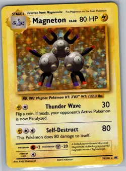 Magneton 38/108 Holo XY - Evolutions - Pokemon Card - NM - Image 1