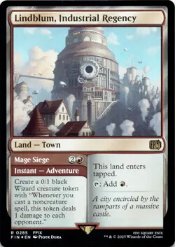 Lindblum, Industrial Regency FOIL Final Fantasy Magic MTG NM - Image 1