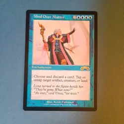 Magic The Gathering (MTG) Mind Over Matter - Exodus - Lightly Played LP - Image 1