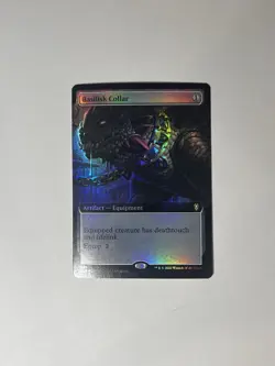 MTG Basilisk Collar Extended Art Legends #595 - FOIL - Image 1