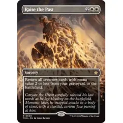 RAISE THE PAST (BORDERLESS) X4 Foundations FDN Magic MTG MINT CARD - Image 1