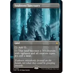 SOULSTONE SANCTUARY (BORDERLESS) X4 Foundations FDN Magic MTG MINT CARD - Image 1